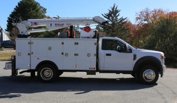 2021 Ford F600 Service Truck, 7.3 V8 Gas, 4WD, Stellar TMAX Aluminum Mechanics Body, 50k Miles, Stellar 7621 Crane full