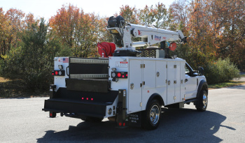 2021 Ford F600 Service Truck, 7.3 V8 Gas, 4WD, Stellar TMAX Aluminum Mechanics Body, 50k Miles, Stellar 7621 Crane full