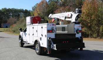 2021 Ford F600 Service Truck, 7.3 V8 Gas, 4WD, Stellar TMAX Aluminum Mechanics Body, 50k Miles, Stellar 7621 Crane full