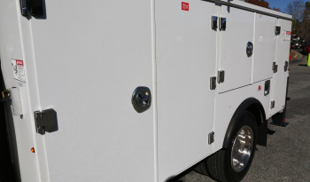 2021 Ford F600 Service Truck, 7.3 V8 Gas, 4WD, Stellar TMAX Aluminum Mechanics Body, 50k Miles, Stellar 7621 Crane full