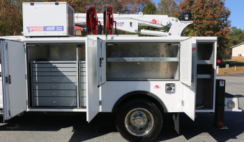 2021 Ford F600 Service Truck, 7.3 V8 Gas, 4WD, Stellar TMAX Aluminum Mechanics Body, 50k Miles, Stellar 7621 Crane full
