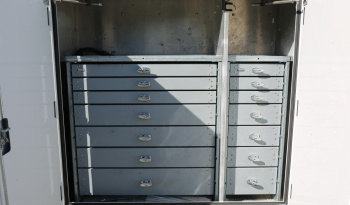 2021 Ford F600 Service Truck, 7.3 V8 Gas, 4WD, Stellar TMAX Aluminum Mechanics Body, 50k Miles, Stellar 7621 Crane full