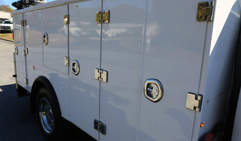 2021 Ford F600 Service Truck, 7.3 V8 Gas, 4WD, Stellar TMAX Aluminum Mechanics Body, 50k Miles, Stellar 7621 Crane full