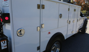 2021 Ford F600 Service Truck, 7.3 V8 Gas, 4WD, Stellar TMAX Aluminum Mechanics Body, 50k Miles, Stellar 7621 Crane full