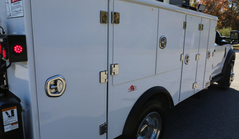 2021 Ford F600 Service Truck, 7.3 V8 Gas, 4WD, Stellar TMAX Aluminum Mechanics Body, 50k Miles, Stellar 7621 Crane full