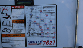 2021 Ford F600 Service Truck, 7.3 V8 Gas, 4WD, Stellar TMAX Aluminum Mechanics Body, 50k Miles, Stellar 7621 Crane full