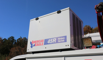 2021 Ford F600 Service Truck, 7.3 V8 Gas, 4WD, Stellar TMAX Aluminum Mechanics Body, 50k Miles, Stellar 7621 Crane full