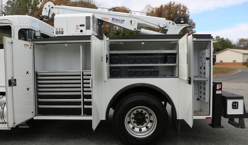 2022 Kenworth T270, Air Ride, PX7 Diesel, Under CDL, 127k Miles, Stellar 12630 Crane, 1 Owner full