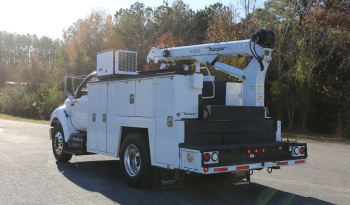 2015 Ford F750 Mechanics Truck, Cummins Diesel, Allison Auto, Under CDL, Maintainer 11′ Service Body, 10k Maintainer Crane, 182k Miles full