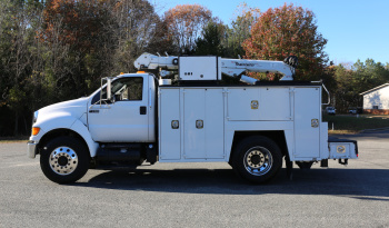 2015 Ford F750 Mechanics Truck, Cummins Diesel, Allison Auto, Under CDL, Maintainer 11′ Service Body, 10k Maintainer Crane, 182k Miles full