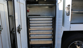 2015 Ford F750 Mechanics Truck, Cummins Diesel, Allison Auto, Under CDL, Maintainer 11′ Service Body, 10k Maintainer Crane, 182k Miles full