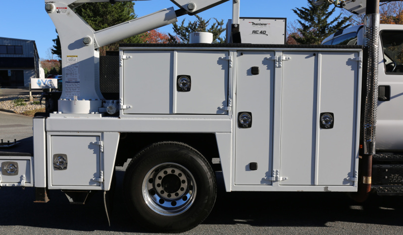 2015 Ford F750 Mechanics Truck, Cummins Diesel, Allison Auto, Under CDL, Maintainer 11′ Service Body, 10k Maintainer Crane, 182k Miles full