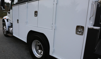 2018 International 4400 Service Truck, Under CDL, Air Ride Rear, 163k Miles, Cummins Diesel, Tiger 11k Crane full