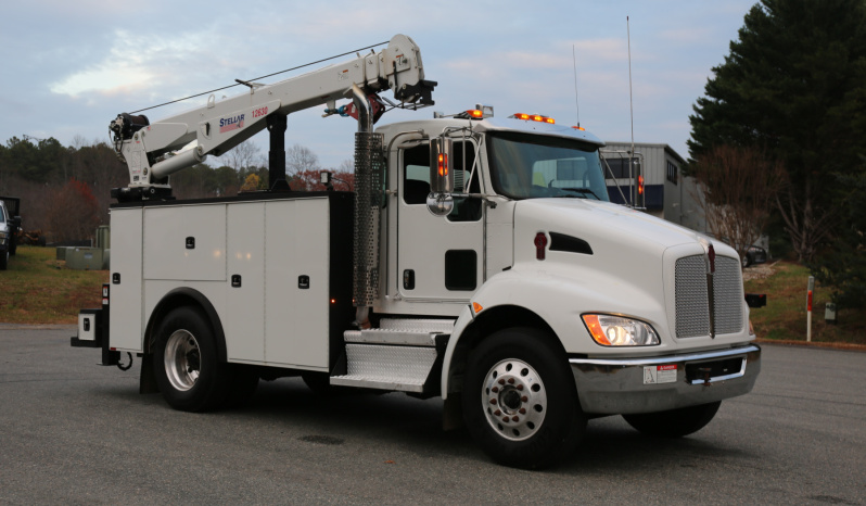 2022 Kenworth T270 Service Truck, Stellar 12630 Crane, 132k Miles, Air Ride, PX7 Diesel full