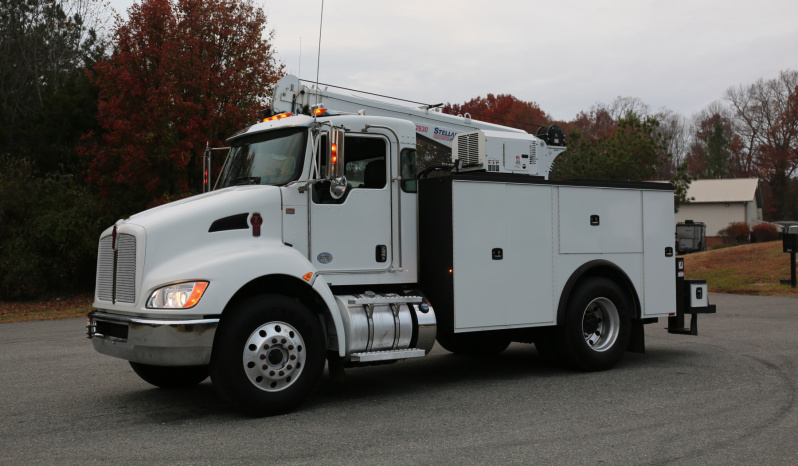 2022 Kenworth T270 Service Truck, Stellar 12630 Crane, 132k Miles, Air Ride, PX7 Diesel full