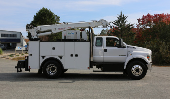 2018 Ford F750 Extended Cab Service Truck, Stellar 12630 Crane, 159k Miles, Diesel, EnPak, CTech Drawers, Waste Tank full