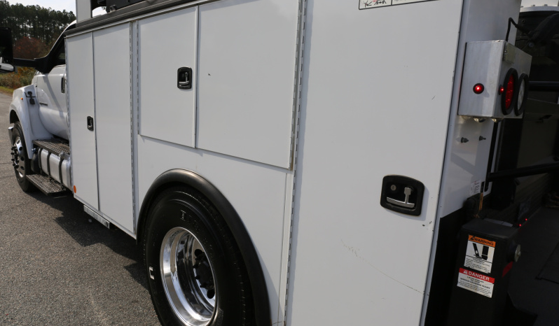 2018 Ford F750 Extended Cab Service Truck, Stellar 12630 Crane, 159k Miles, Diesel, EnPak, CTech Drawers, Waste Tank full