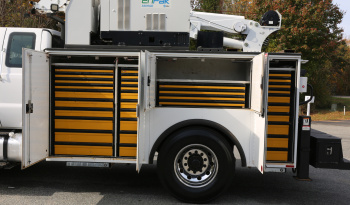 2018 Ford F750 Extended Cab Service Truck, Stellar 12630 Crane, 159k Miles, Diesel, EnPak, CTech Drawers, Waste Tank full