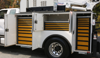 2018 Ford F750 Extended Cab Service Truck, Stellar 12630 Crane, 159k Miles, Diesel, EnPak, CTech Drawers, Waste Tank full