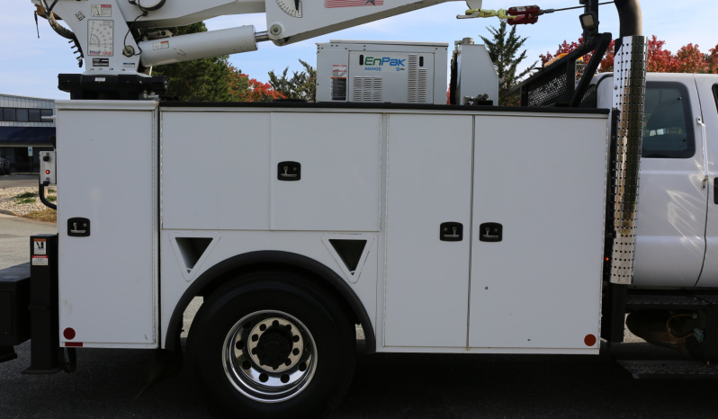 2018 Ford F750 Extended Cab Service Truck, Stellar 12630 Crane, 159k Miles, Diesel, EnPak, CTech Drawers, Waste Tank full