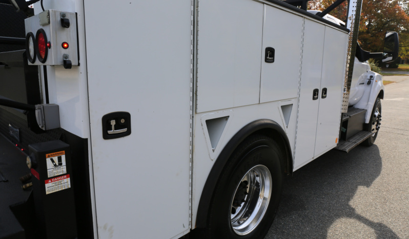 2018 Ford F750 Extended Cab Service Truck, Stellar 12630 Crane, 159k Miles, Diesel, EnPak, CTech Drawers, Waste Tank full