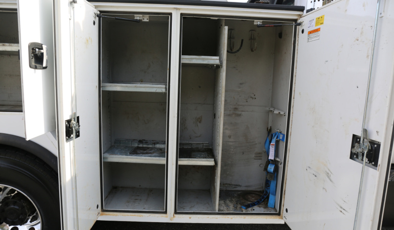 2018 Ford F750 Extended Cab Service Truck, Stellar 12630 Crane, 159k Miles, Diesel, EnPak, CTech Drawers, Waste Tank full