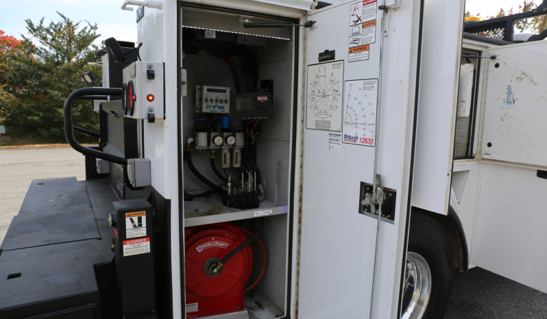 2018 Ford F750 Extended Cab Service Truck, Stellar 12630 Crane, 159k Miles, Diesel, EnPak, CTech Drawers, Waste Tank full