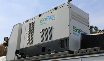 2018 Ford F750 Extended Cab Service Truck, Stellar 12630 Crane, 159k Miles, Diesel, EnPak, CTech Drawers, Waste Tank full