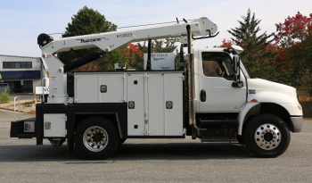 2019 International MV607 Service Truck, Cummins Diesel, Allison Auto, 26k GVWR, 152k Miles, Maintainer Crane full