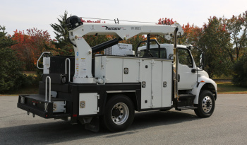 2019 International MV607 Service Truck, Cummins Diesel, Allison Auto, 26k GVWR, 152k Miles, Maintainer Crane full