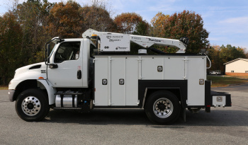 2019 International MV607 Service Truck, Cummins Diesel, Allison Auto, 26k GVWR, 152k Miles, Maintainer Crane full