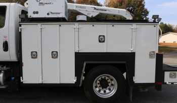 2019 International MV607 Service Truck, Cummins Diesel, Allison Auto, 26k GVWR, 152k Miles, Maintainer Crane full