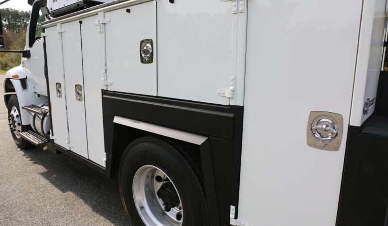 2019 International MV607 Service Truck, Cummins Diesel, Allison Auto, 26k GVWR, 152k Miles, Maintainer Crane full