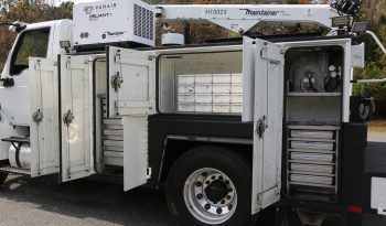 2019 International MV607 Service Truck, Cummins Diesel, Allison Auto, 26k GVWR, 152k Miles, Maintainer Crane full