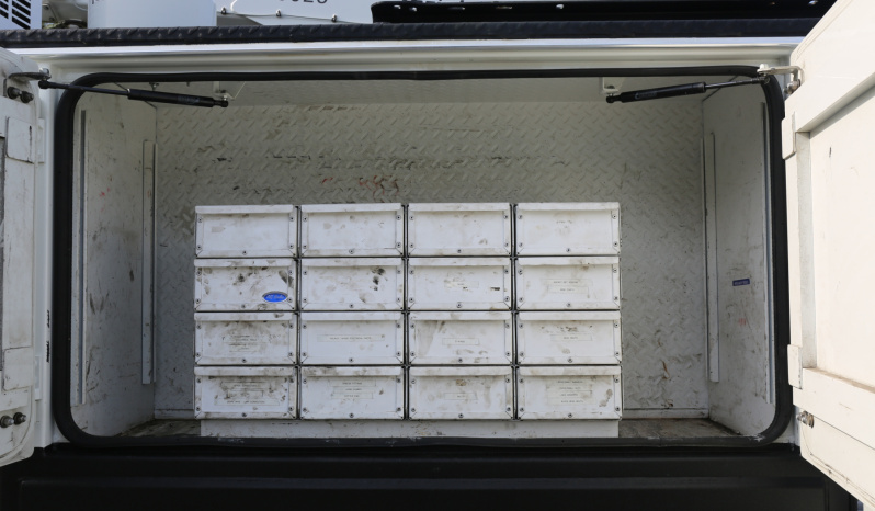 2019 International MV607 Service Truck, Cummins Diesel, Allison Auto, 26k GVWR, 152k Miles, Maintainer Crane full