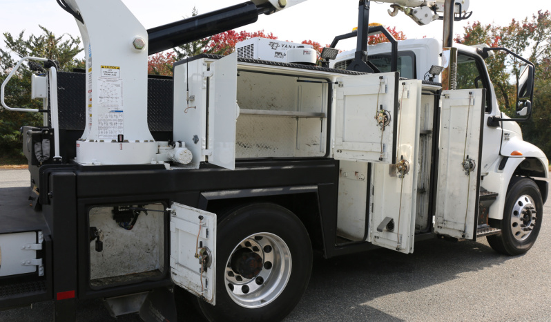 2019 International MV607 Service Truck, Cummins Diesel, Allison Auto, 26k GVWR, 152k Miles, Maintainer Crane full