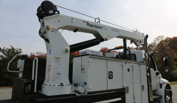 2019 International MV607 Service Truck, Cummins Diesel, Allison Auto, 26k GVWR, 152k Miles, Maintainer Crane full