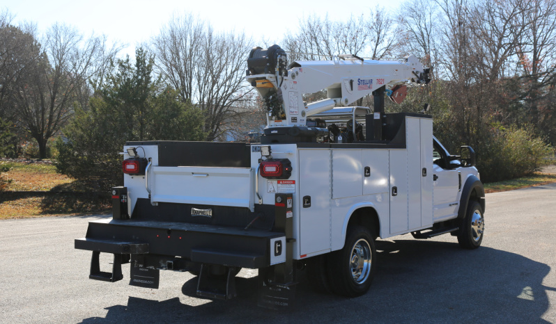 2021 Ford F600 Service Truck, 6.7 Diesel, Stellar 7621 Crane, 105k Miles full