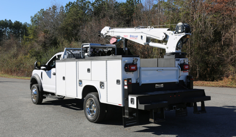 2021 Ford F600 Service Truck, 6.7 Diesel, Stellar 7621 Crane, 105k Miles full