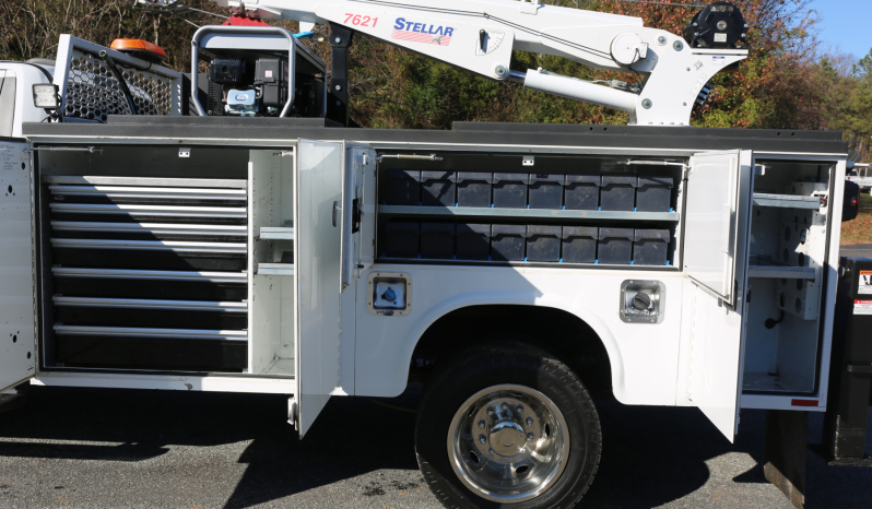 2021 Ford F600 Service Truck, 6.7 Diesel, Stellar 7621 Crane, 105k Miles full
