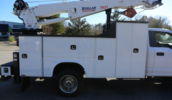 2021 Ford F600 Service Truck, 6.7 Diesel, Stellar 7621 Crane, 105k Miles full