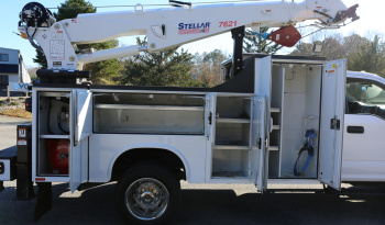 2021 Ford F600 Service Truck, 6.7 Diesel, Stellar 7621 Crane, 105k Miles full