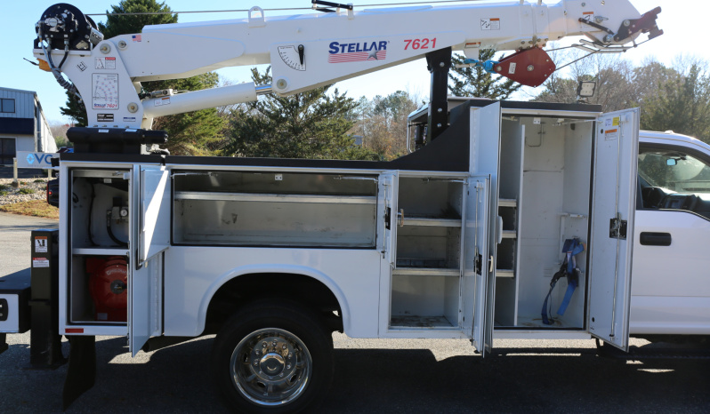 2021 Ford F600 Service Truck, 6.7 Diesel, Stellar 7621 Crane, 105k Miles full