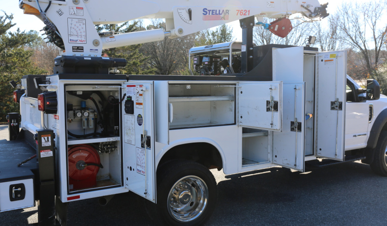 2021 Ford F600 Service Truck, 6.7 Diesel, Stellar 7621 Crane, 105k Miles full