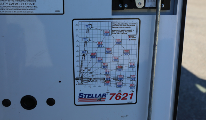 2021 Ford F600 Service Truck, 6.7 Diesel, Stellar 7621 Crane, 105k Miles full