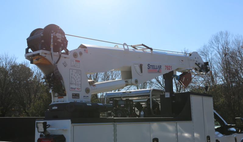 2021 Ford F600 Service Truck, 6.7 Diesel, Stellar 7621 Crane, 105k Miles full