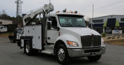 2026 Kenworth T280 Mechanics Truck, PX7 Diesel, Allison Auto, Air Ride, Under CDL, Maintainer Service Body and Crane