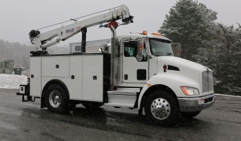 2022 Kenworth T270 Mechanics Truck, Under CDL, 125k Miles, Stellar 12630 Crane, PX7 Diesel, Allison Auto, Air Ride full