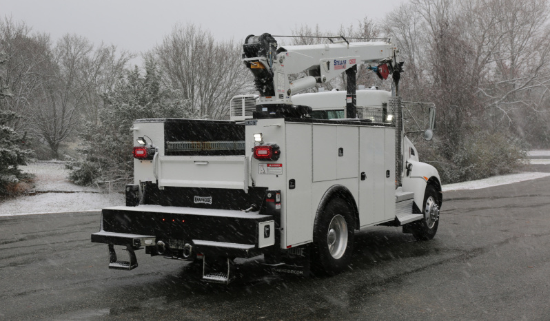 2022 Kenworth T270 Mechanics Truck, Under CDL, 125k Miles, Stellar 12630 Crane, PX7 Diesel, Allison Auto, Air Ride full