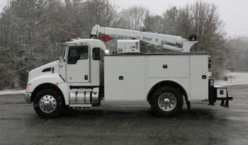 2022 Kenworth T270 Mechanics Truck, Under CDL, 125k Miles, Stellar 12630 Crane, PX7 Diesel, Allison Auto, Air Ride full